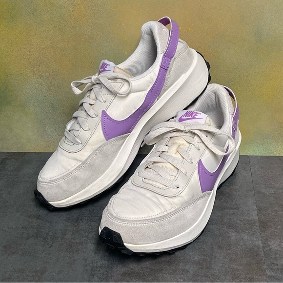 Nike Waffle Debut Women's Sail White/Lilac Retro Style Sneakers Sz 10 - Picture 14 of 16